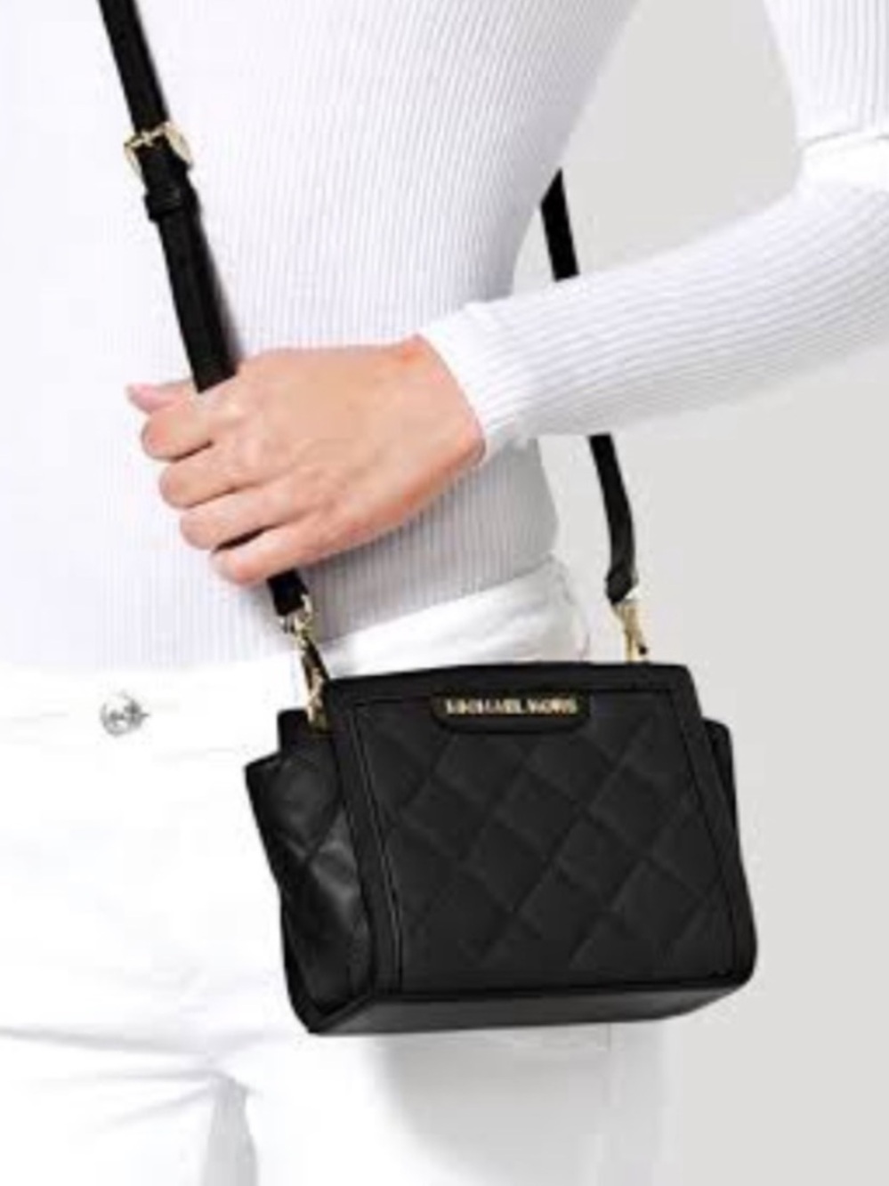 Michael Kors Selma Quilted Leather Small Crossbody Bag - Picture 4 of 16